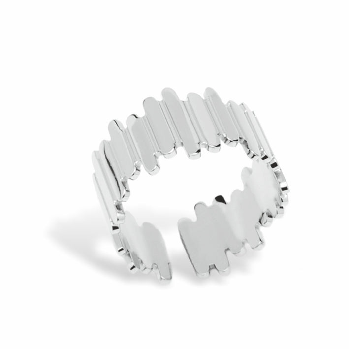 Anello in acciaio 316 a Fascia Unisex