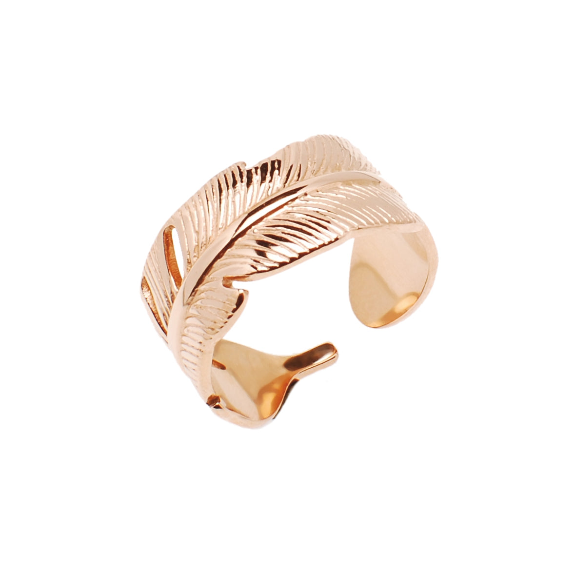 Bracciale in Acciaio 316 con Texture Foglia