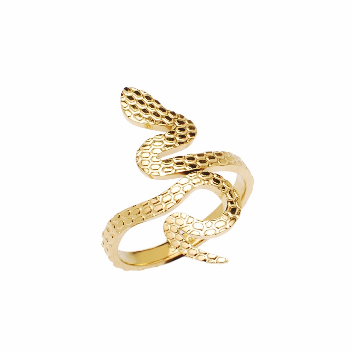 Anello in acciaio 316 Snake
