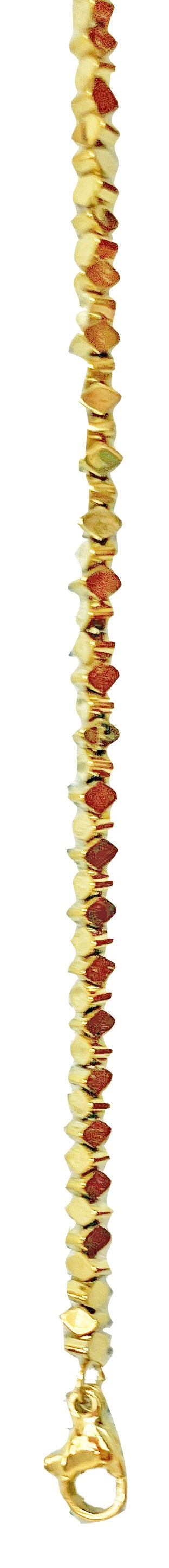 Bracciale 316 acciaio catena geometrica - Linea Unisex -