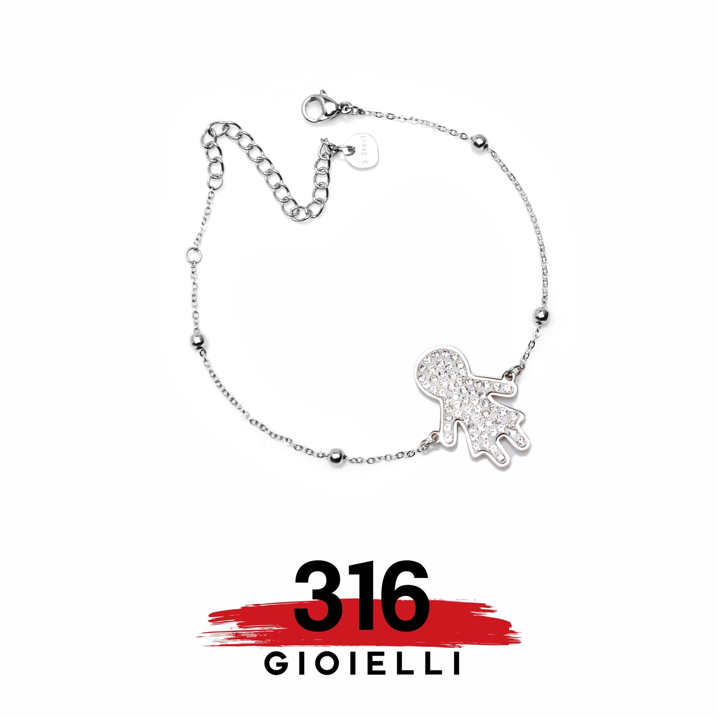 Bracciale 316 Bimba