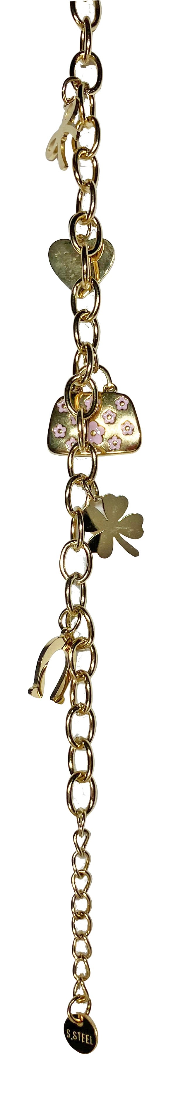 Bracciale 316 C/CHARMS Gold