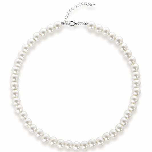 Collana in Acciaio 316 Pearls