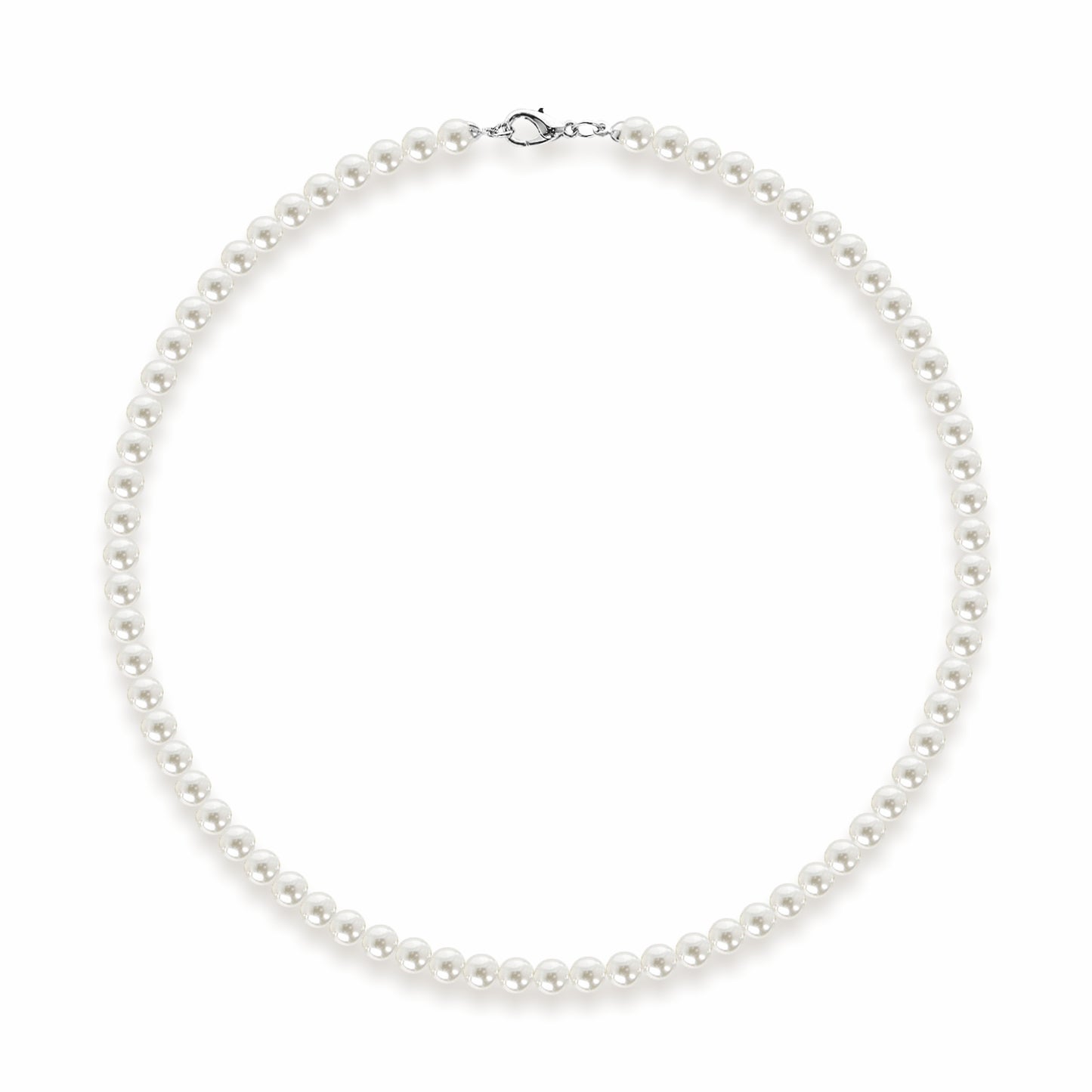 Collana in Acciaio 316 Piccole Perle