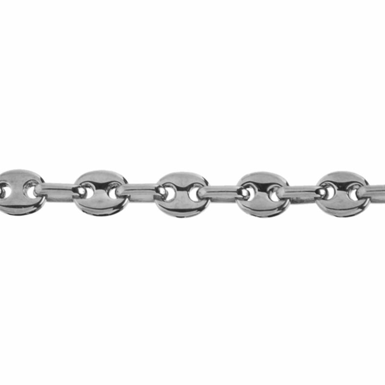 Collana 316 acciaio a catena marinara - Linea Uomo -