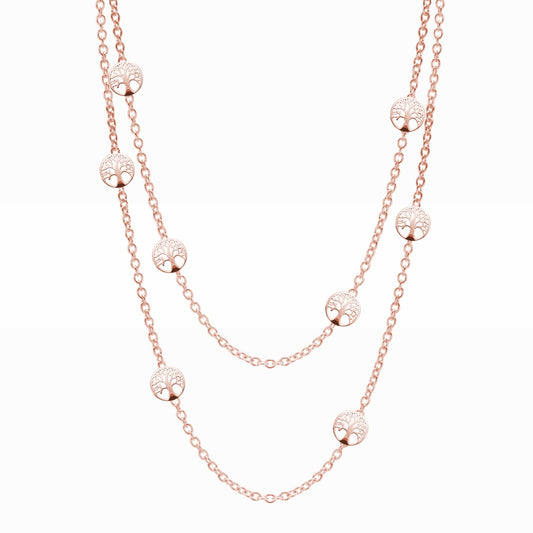 Collana Acciaio 316 Alberi della Vita