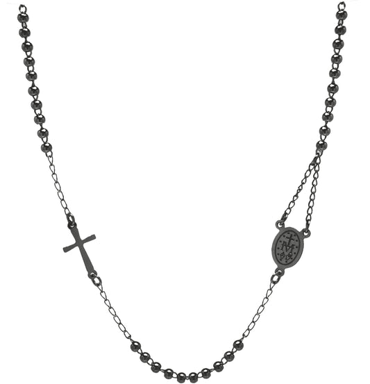 Collana in Acciaio 316 Rosario