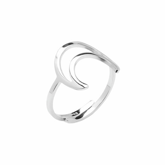 Anello in acciaio 316 Luna