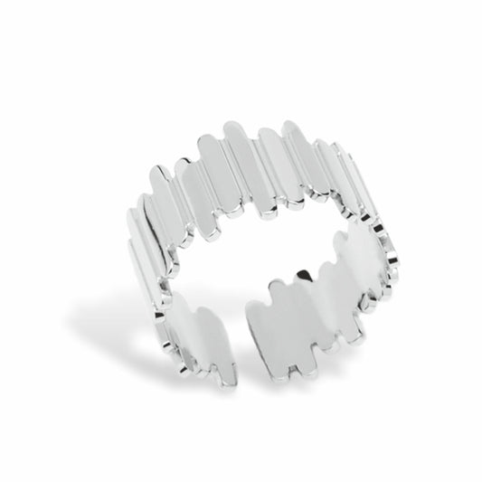 Anello in acciaio 316 a Fascia Unisex