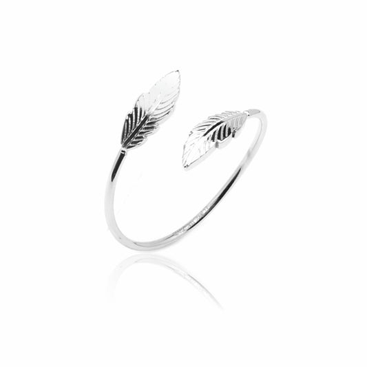 Anello in Acciaio 316 Foglia