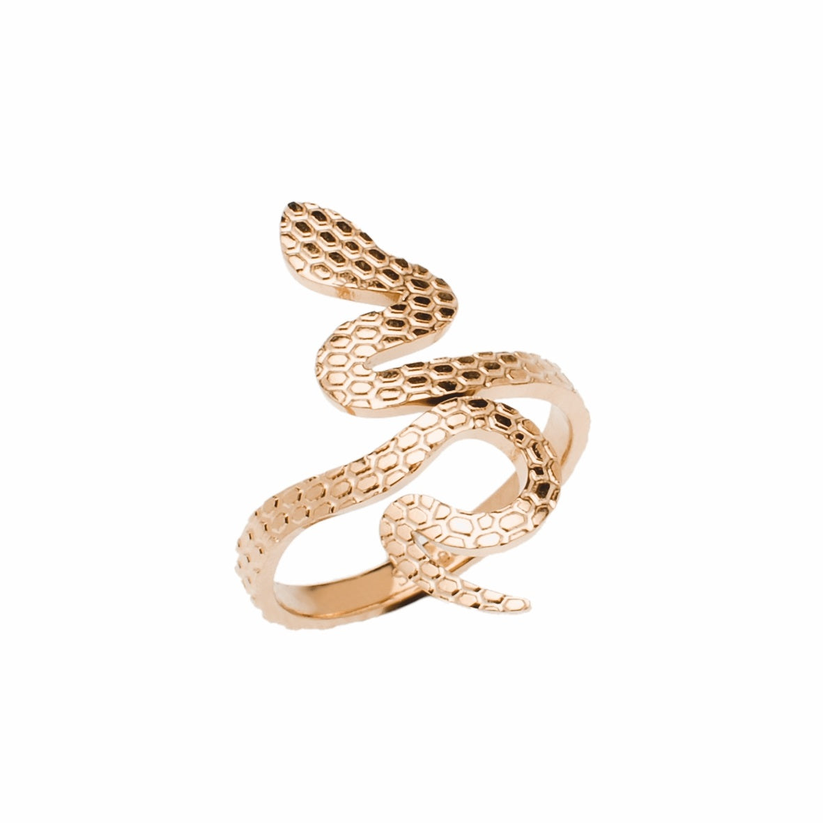 Anello in acciaio 316 Snake