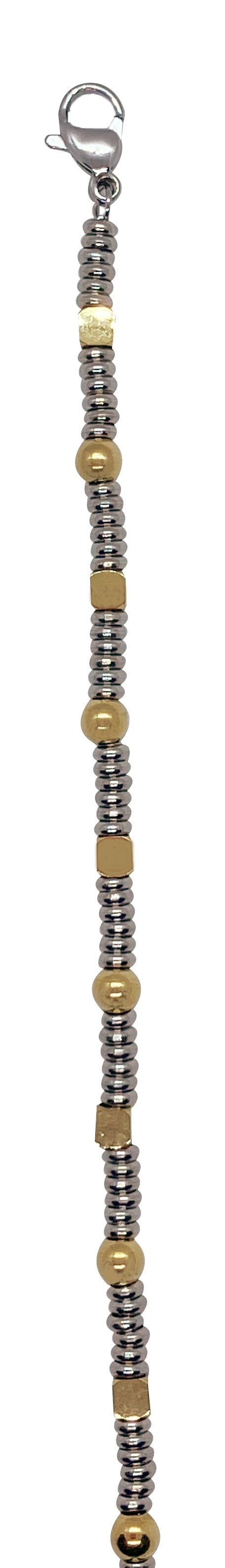 Bracciale 316 acciaio catena geometrica - Gioiello Unisex -