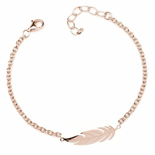 Bracciale in Acciaio 316 Foglia