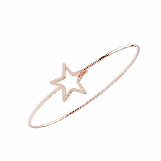 Bracciale in Acciaio 316 Stella rosè