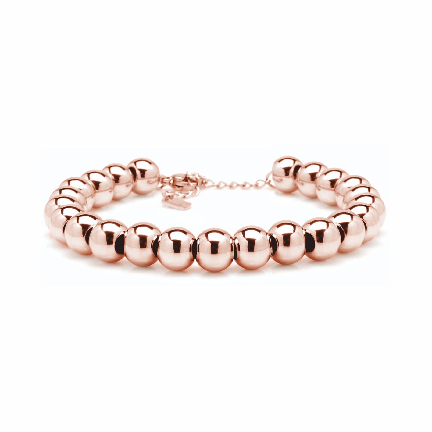 Bracciale in Acciaio 316 con Perle Small Rosé – Eleganza Delicata