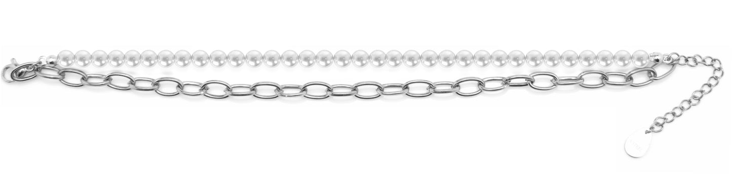 Bracciale in acciaio 316 Perle