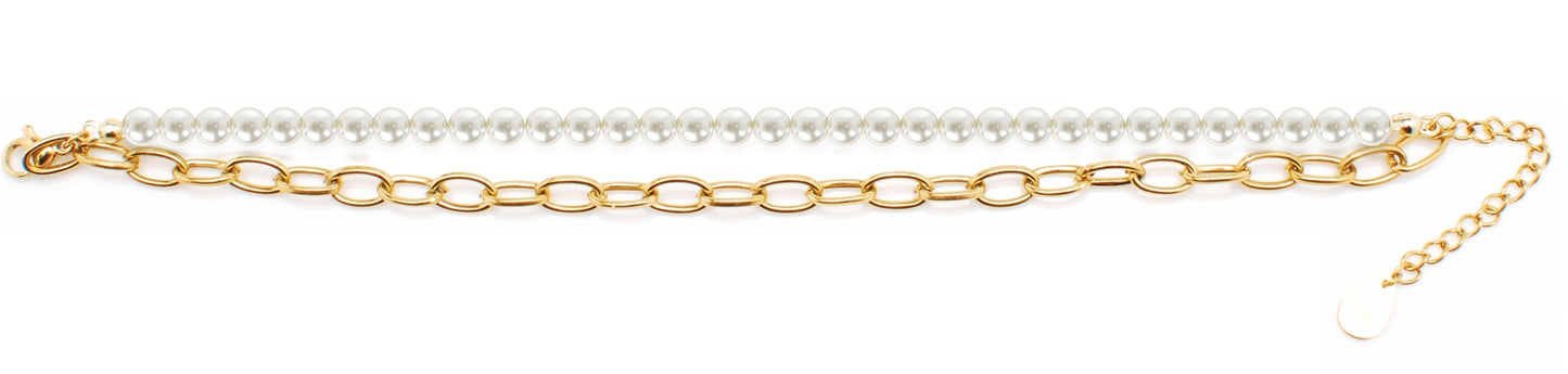 Bracciale in acciaio 316 Perle