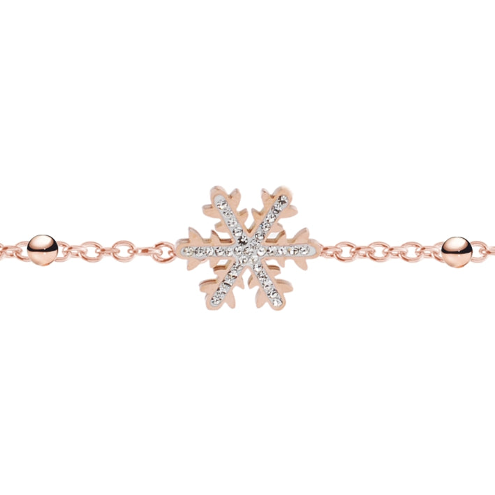 Bracciale Acciaio 316 Fiocco di neve