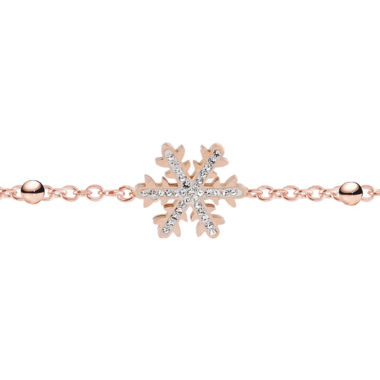 Bracciale Acciaio 316 Fiocco di neve