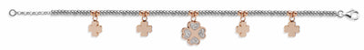 Bracciale in acciaio 316 rosè Charms