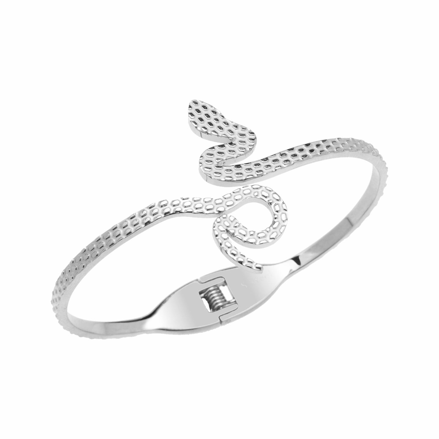 Bracciale rigido in acciaio 316 Snake
