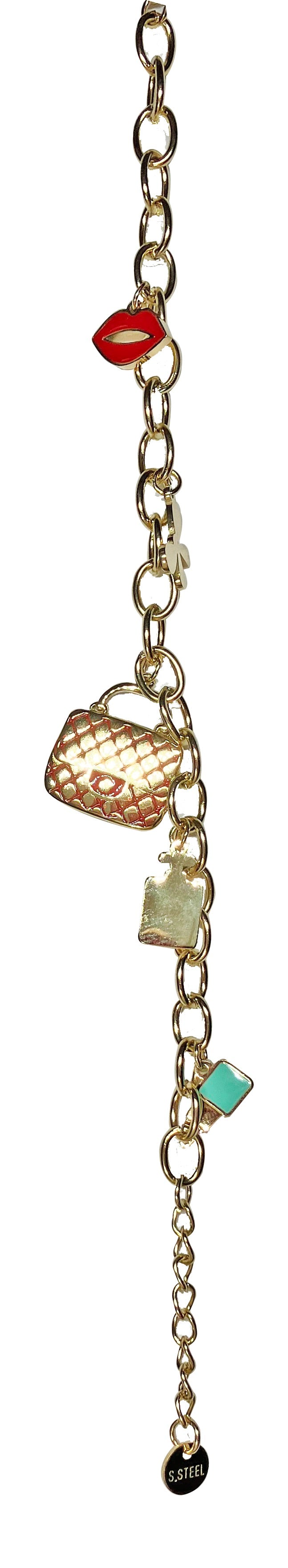 Bracciale 316 C/CHARMS Gold