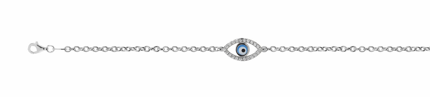 Bracciale in Acciaio 316 Blue eye