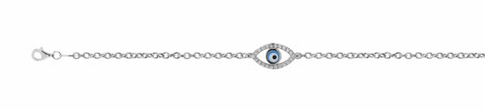 Bracciale in Acciaio 316 Blue eye