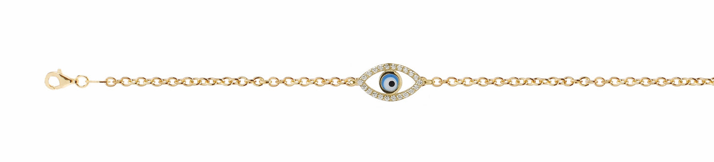 Bracciale in Acciaio 316 Blue eye