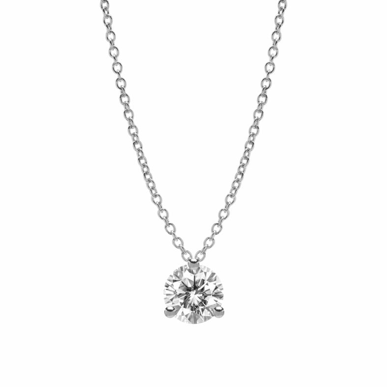 Collana in acciaio 316 Solitario