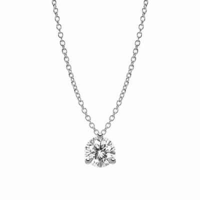 Collana in acciaio 316 Solitario