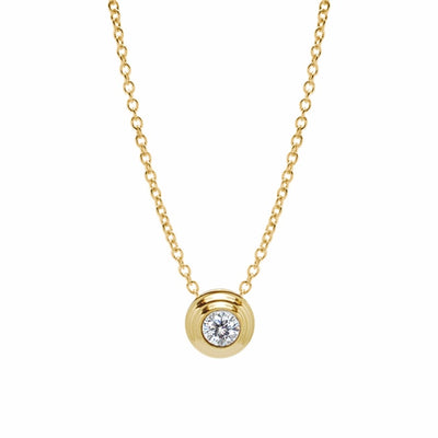 Collana in acciaio 316 Punto Luce -Cipollina-