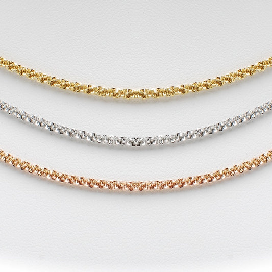 Collanina in Acciaio 316 Intreccio