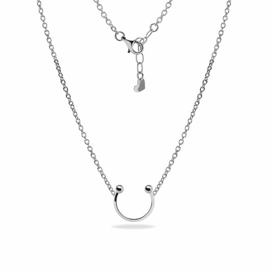 Collana in acciaio 316 Semi cerchio