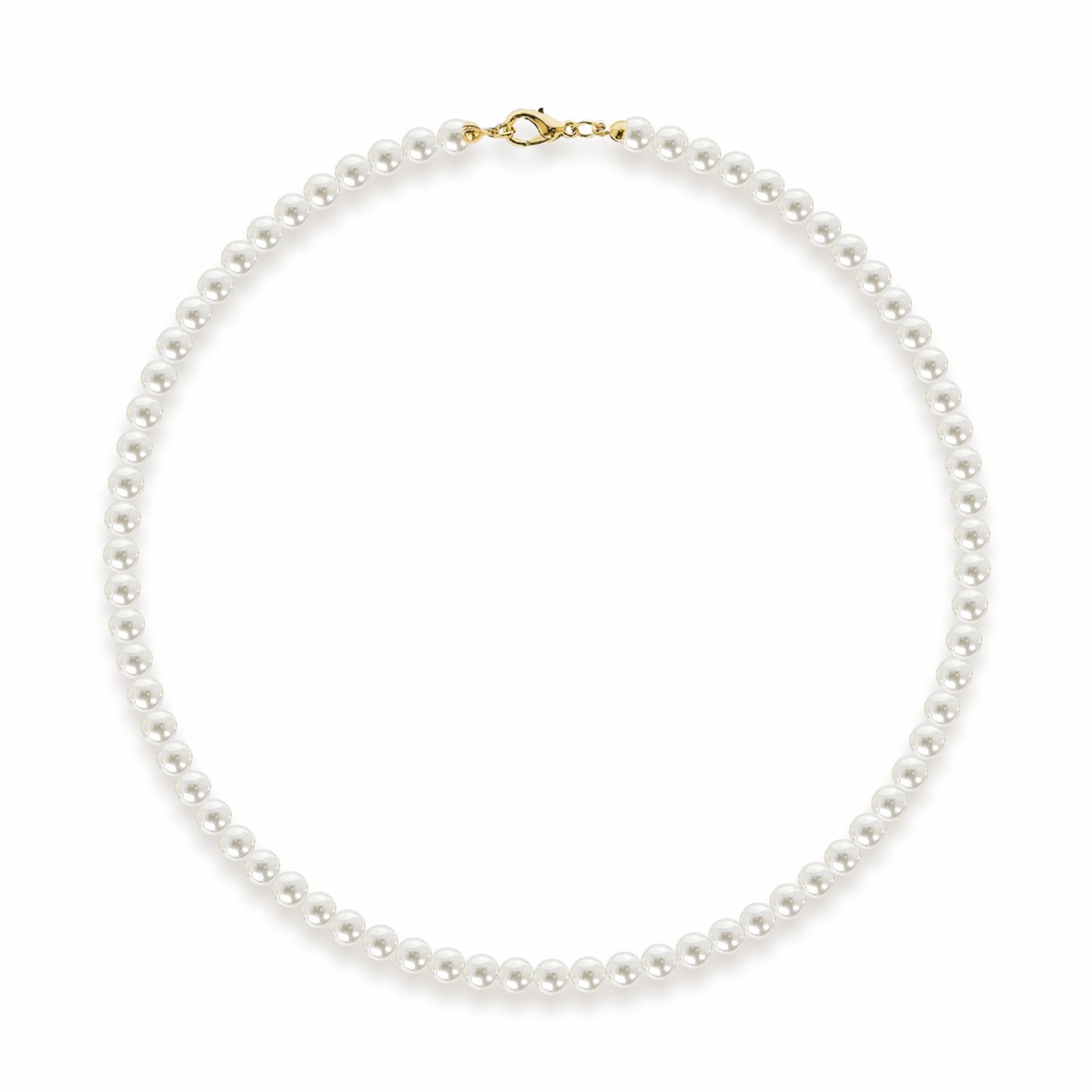 Collana in Acciaio 316 Piccole Perle