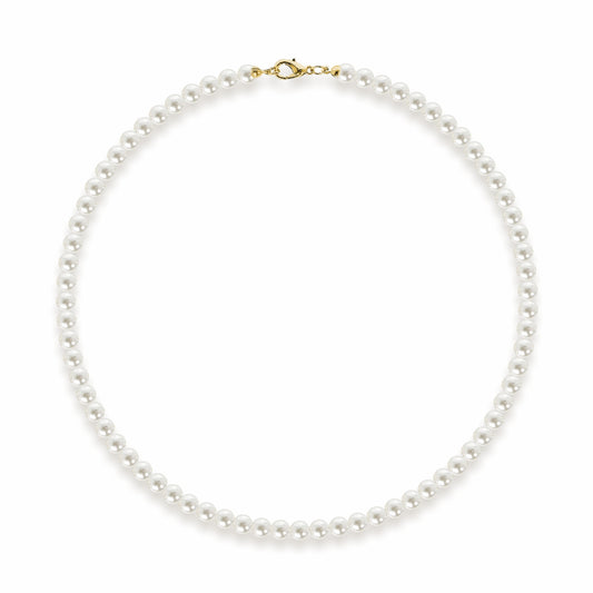 Collana in Acciaio 316 Piccole Perle