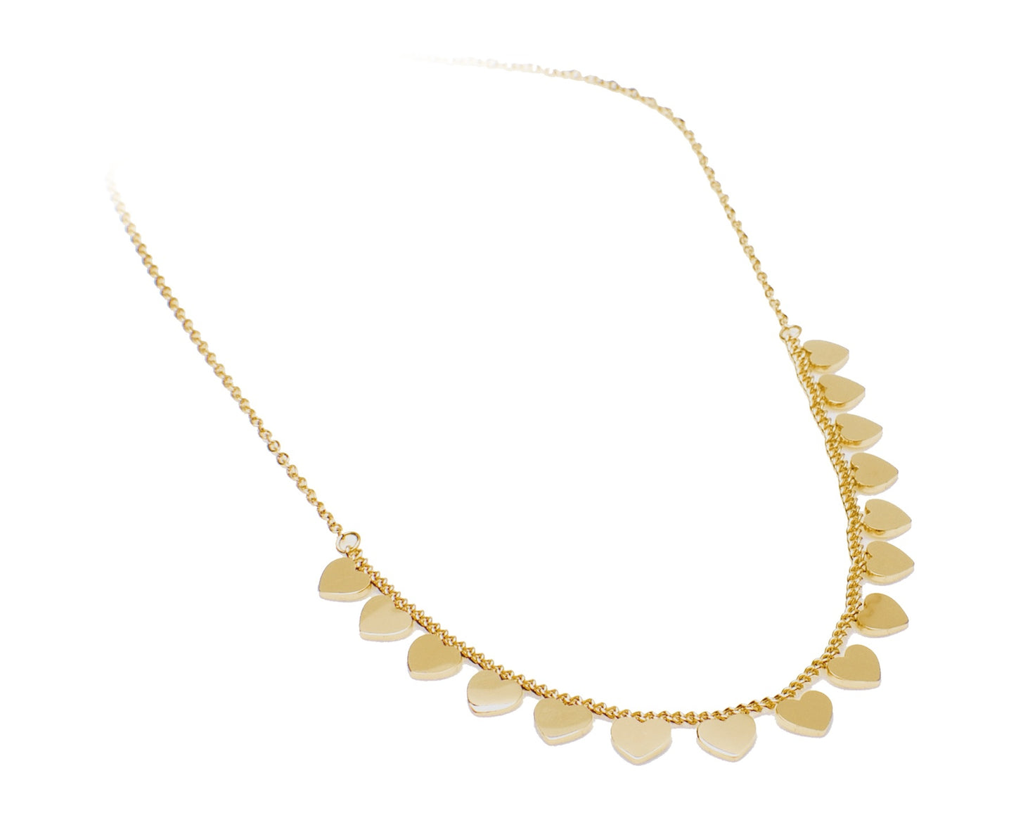 Collana in acciaio 316 "Cuoricini"