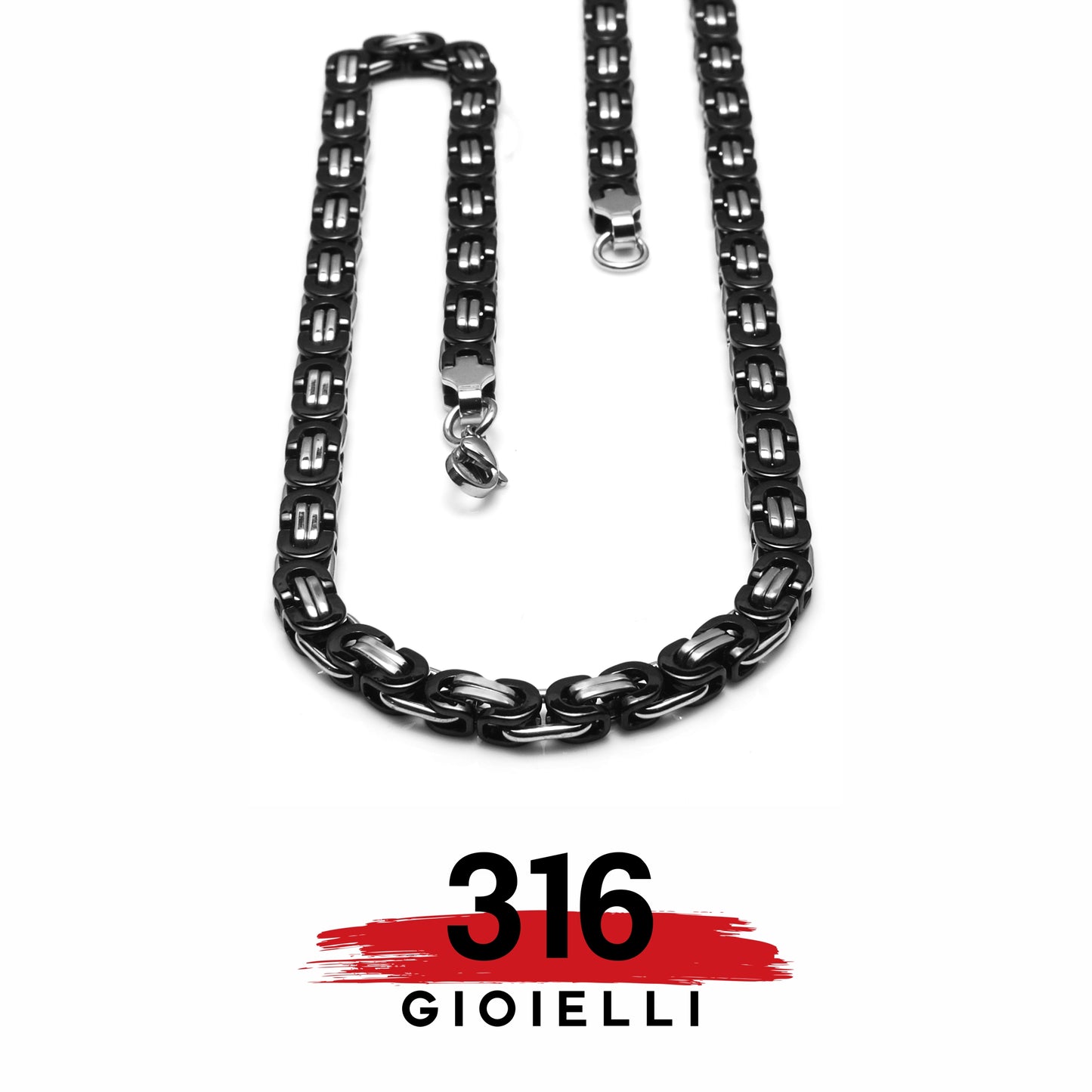 Collana in Acciaio 316 Man