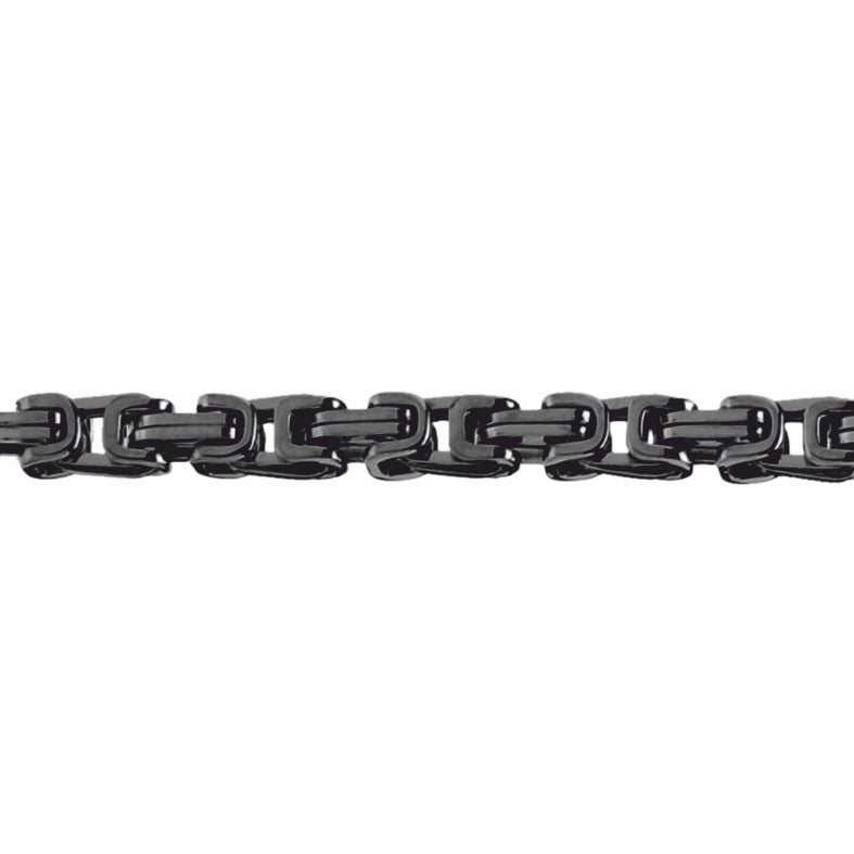 Collana in acciaio 316 Catena bizantina - Linea Uomo -