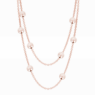 Collana Acciaio 316 Alberi della Vita