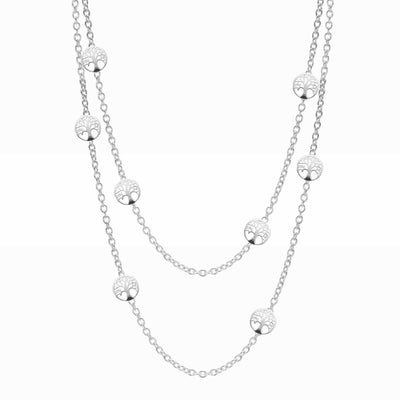 Collana Acciaio 316 Alberi della Vita