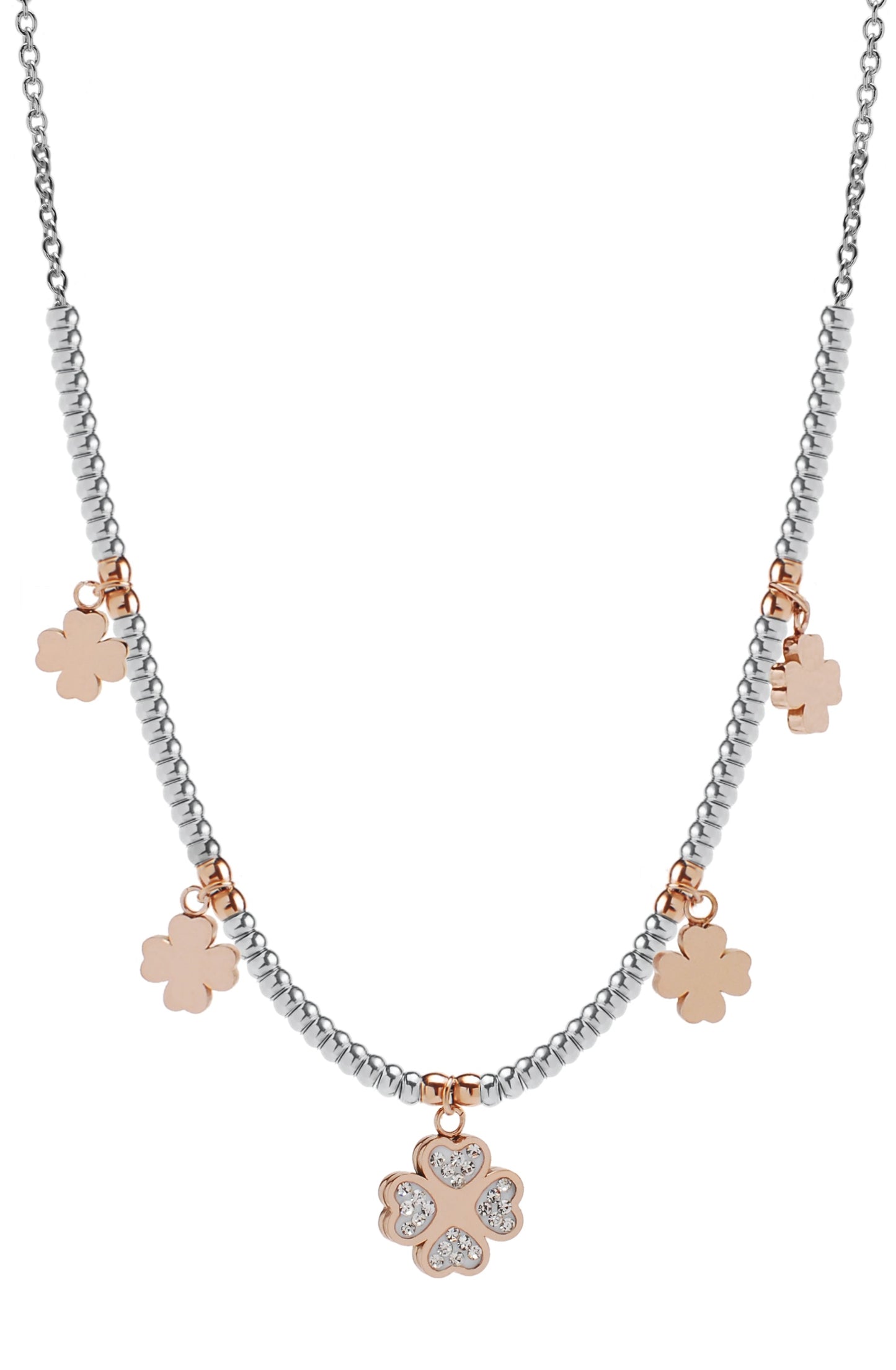 Collana Acciaio 316 Charms rosè
