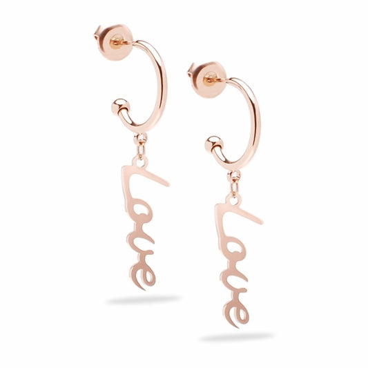 Orecchini 316 acciaio Love