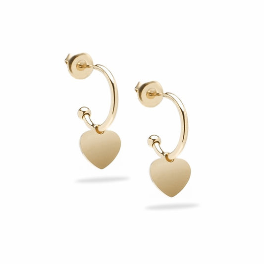 Orecchini 316 acciaio  Cuoricini