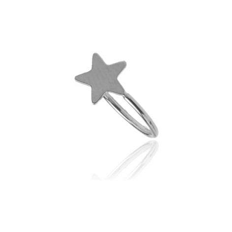 Mono Orecchino in acciaio 316 STAR