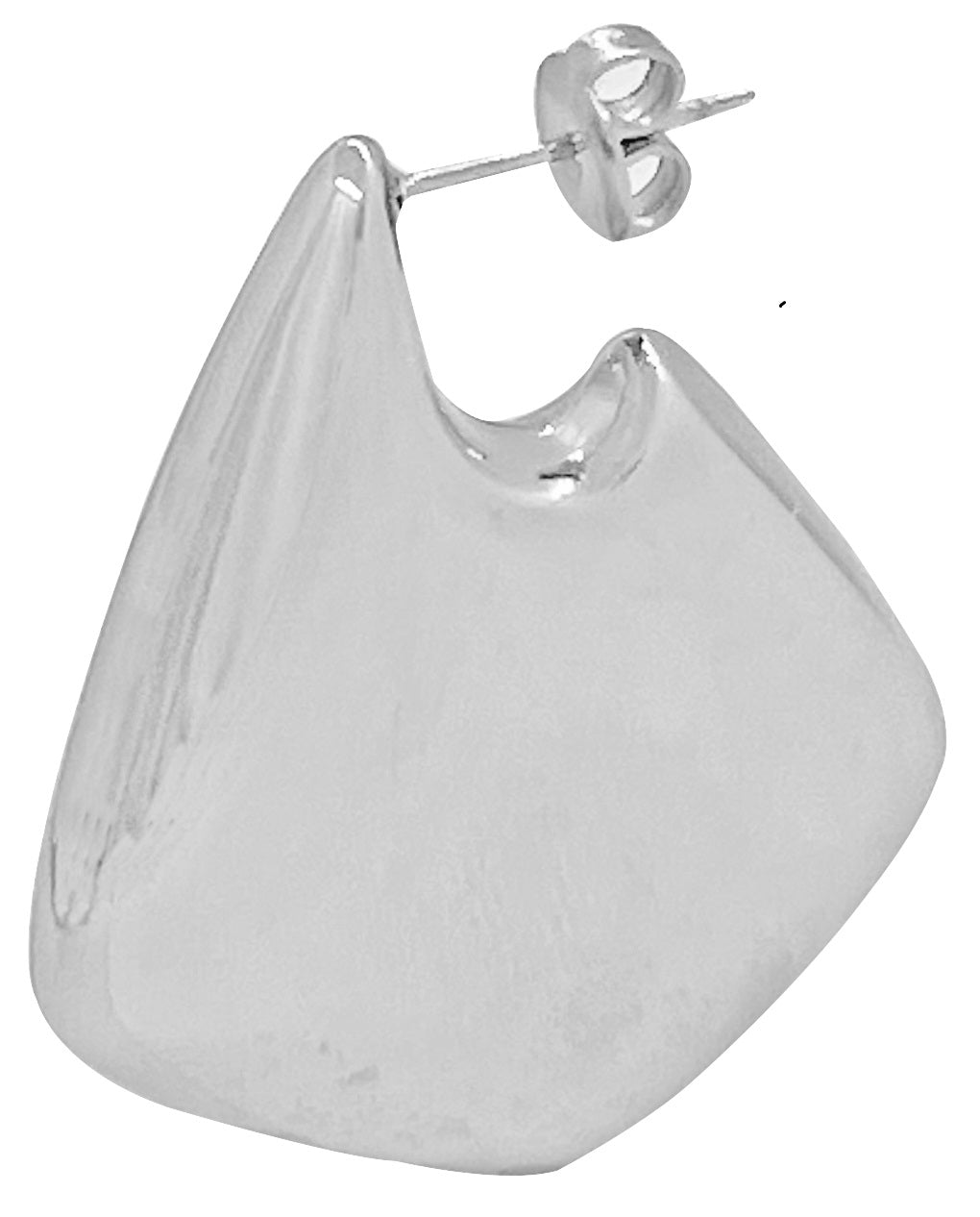 Orecchini in acciaio 316 DROP FIN - Collezione Elegance -