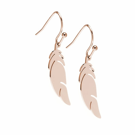 Orecchini in Acciaio 316 Foglia
