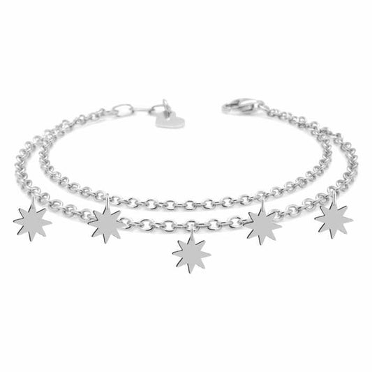 Cavigliera in acciaio 316 Stelline