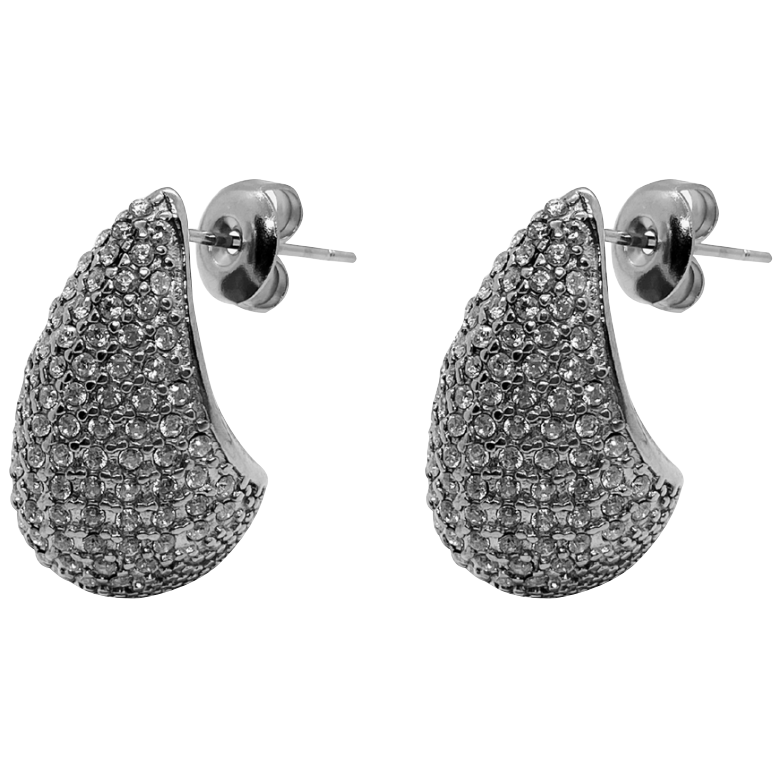 Eleganza e Raffinatezza – Orecchini da Donna in Parure Acciaio e Oro